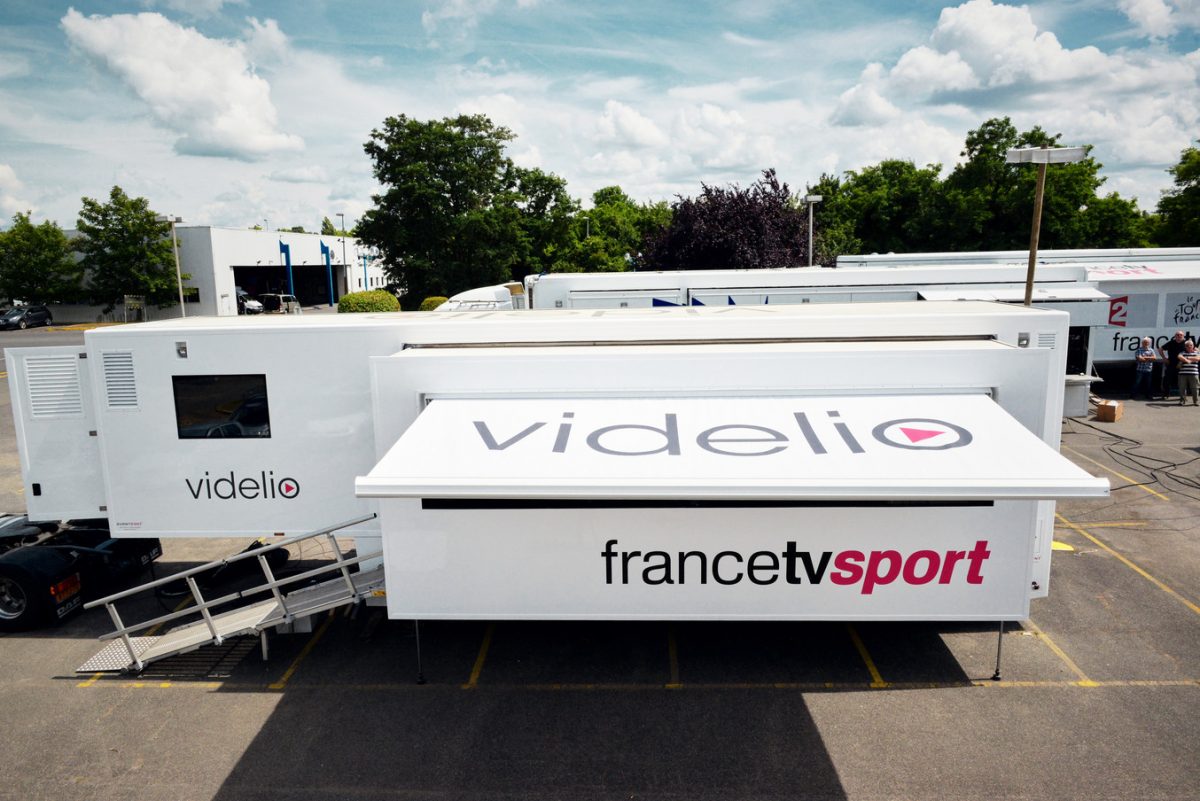 The Videlio Francetvsport CrewOffice 01 for tour de france exterior