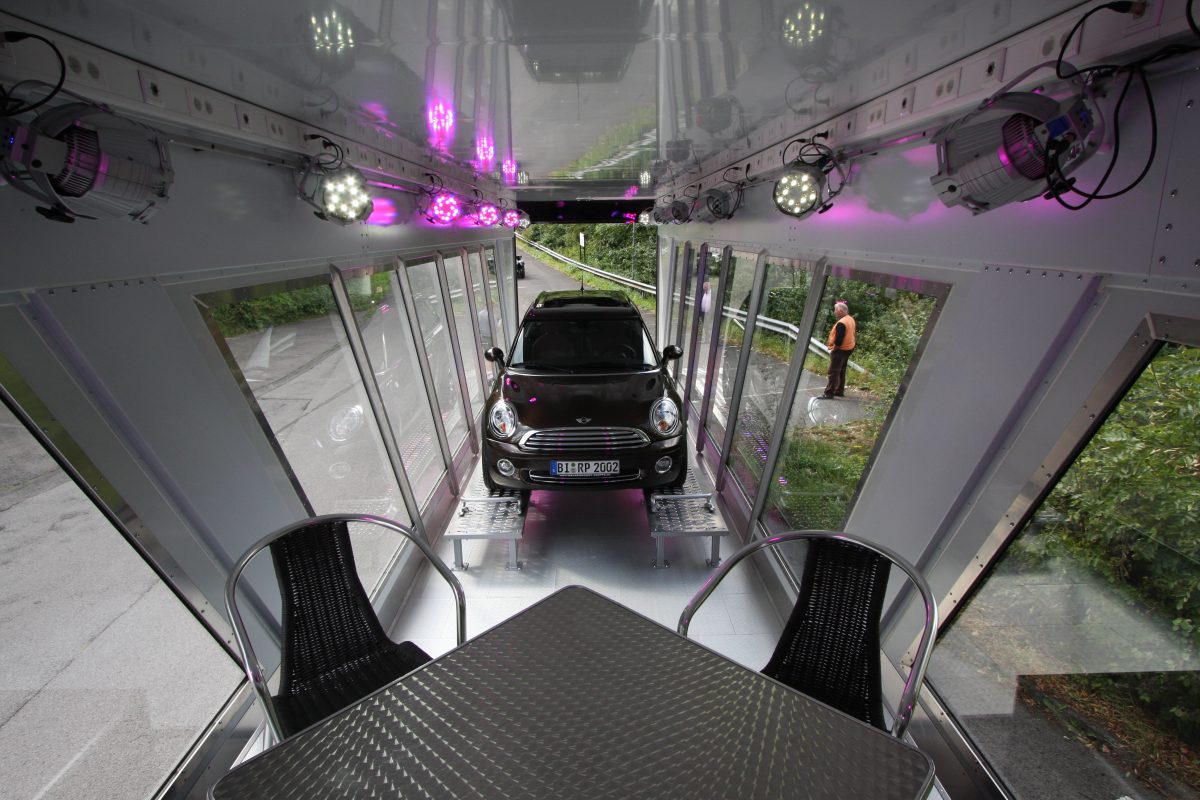 Interior of the InfoVan 23