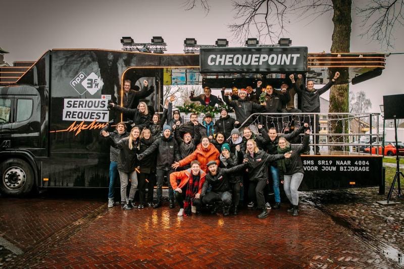 Chequepoint ParadeTruck 02 with crew posing outside