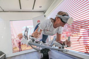 5G VR experience for Huawei in the Mobile Showroom