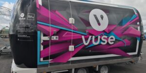 VuseGo Eggstreamer fully branded in a custom design
