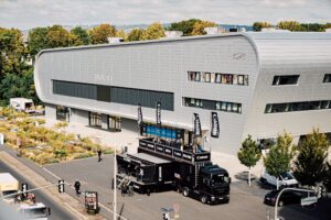 Canon roadshow outside the canon headquarters in Germany 