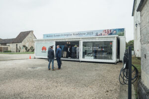 Huawei European Enterprise Roadshow 2023 Mobile Showroom in France