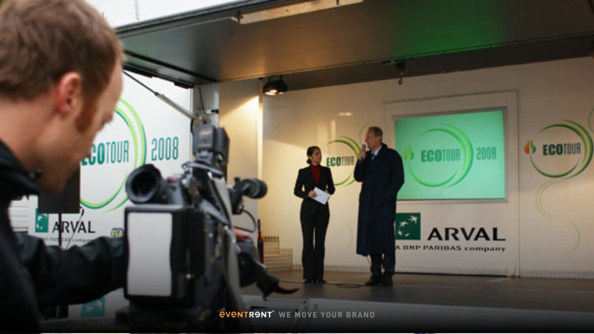 StageVan 03 roadshow for Arval during the Eco Tour