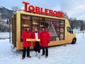 Toblerone kiest voor de InfoWheels Boutique van EventRent